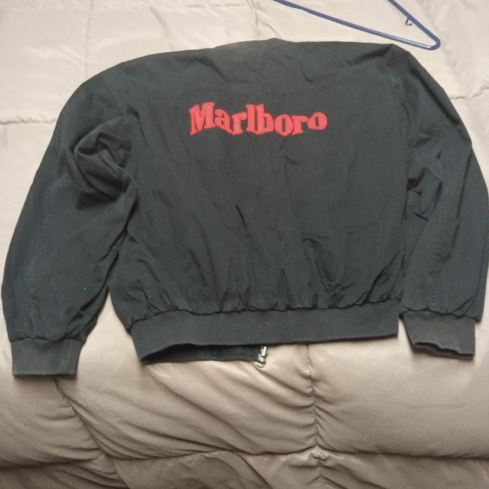 Marlboro Black Jacket with Red Logo